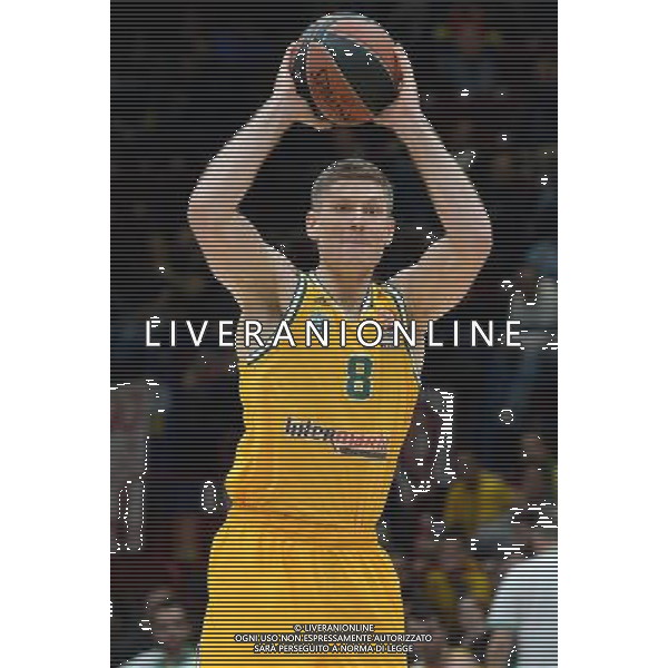 Turkish Airline Eurolega 2015/2016 Regular Season Milano - 18.12.2015 EA7 Emporio Armani Milano-Limoges Nella Foto:Gatens Matt /Ph.Vitez-Ag. Aldo Liverani