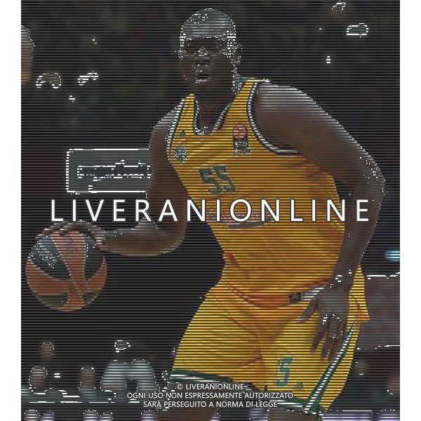 Turkish Airline Eurolega 2015/2016 Regular Season Milano - 18.12.2015 EA7 Emporio Armani Milano-Limoges Nella Foto:Zerbo Frejus /Ph.Vitez-Ag. Aldo Liverani