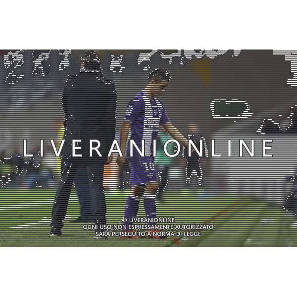 Dominique Arribage / Wissam Ben Yedder - 19.12.2015 - Toulouse / Lille - 19eme journee de Ligue 1 Photo : Manu Blondeau / Icon Sport / AGENZIA ALDO LIVERANI SAS - ITALY ONLY EDITORIAL USE ONLY