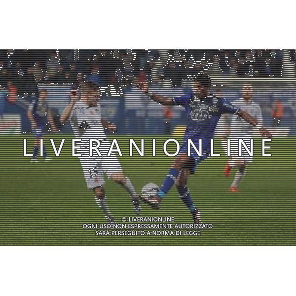 Atila TURAN / BRANDAO - 19.12.2015 - Bastia / Reims - 19eme journee de Ligue 1 Photo : Michel Maestracci / Icon Sport / AGENZIA ALDO LIVERANI SAS - ITALY ONLY EDITORIAL USE ONLY