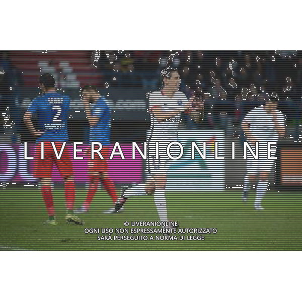 joie Angel DI MARIA - 19.12.2015 - Caen / PSG - 19eme journee Ligue 1 Photo : Nolwenn Le Gouic / Icon Sport / AGENZIA ALDO LIVERANI SAS - ITALY ONLY EDITORIAL USE ONLY