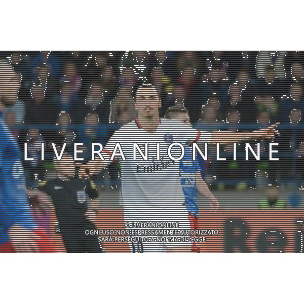 Zlatan IBRAHIMOVIC - 19.12.2015 - Caen / PSG - 19eme journee Ligue 1 Photo : Nolwenn Le Gouic / Icon Sport / AGENZIA ALDO LIVERANI SAS - ITALY ONLY EDITORIAL USE ONLY