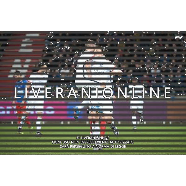 Zlatan IBRAHIMOVIC / Marco VERRATTI - 19.12.2015 - Caen / PSG - 19eme journee Ligue 1 Photo : Nolwenn Le Gouic / Icon Sport / AGENZIA ALDO LIVERANI SAS - ITALY ONLY EDITORIAL USE ONLY