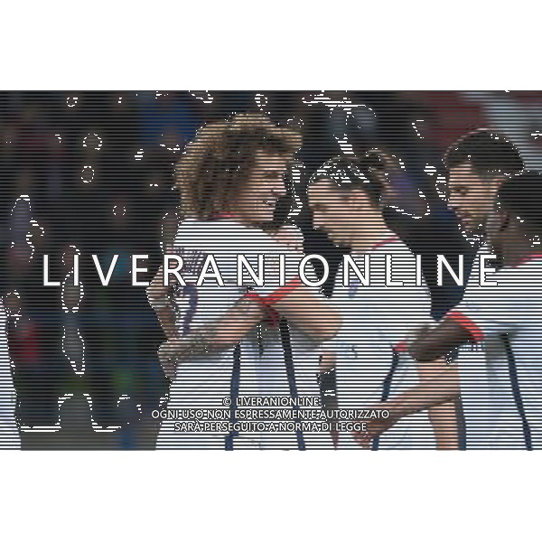 joie David LUIZ - 19.12.2015 - Caen / PSG - 19eme journee Ligue 1 Photo : Nolwenn Le Gouic / Icon Sport / AGENZIA ALDO LIVERANI SAS - ITALY ONLY EDITORIAL USE ONLY