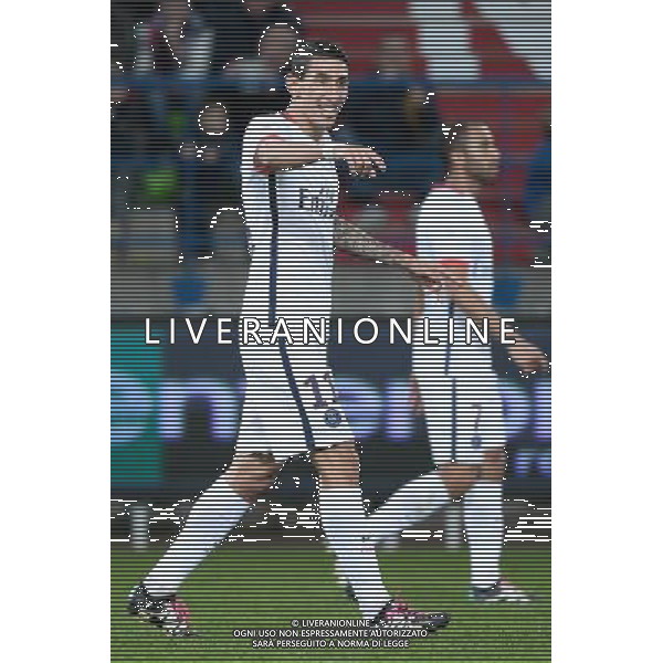 joie Angel DI MARIA - 19.12.2015 - Caen / PSG - 19eme journee Ligue 1 Photo : Nolwenn Le Gouic / Icon Sport / AGENZIA ALDO LIVERANI SAS - ITALY ONLY EDITORIAL USE ONLY