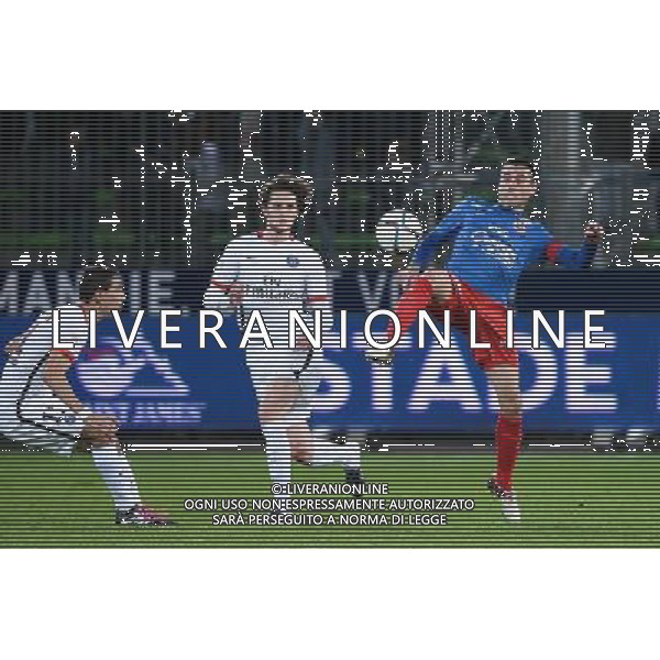 Adrien RABIOT / Julien FERET - 19.12.2015 - Caen / PSG - 19eme journee Ligue 1 Photo : Nolwenn Le Gouic / Icon Sport / AGENZIA ALDO LIVERANI SAS - ITALY ONLY EDITORIAL USE ONLY