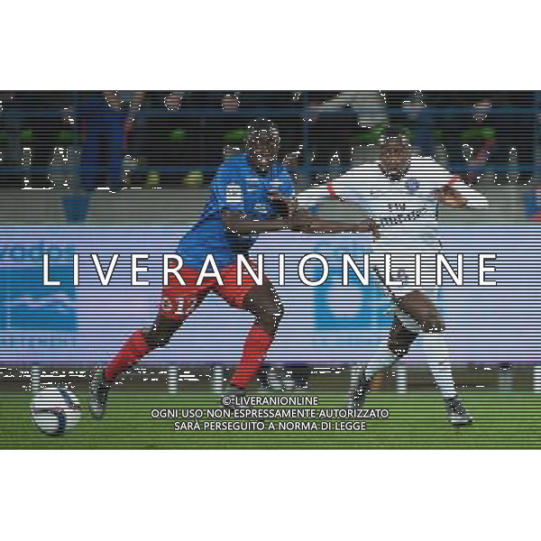 Dennis APPIAH / Blaise MATUIDI - 19.12.2015 - Caen / PSG - 19eme journee Ligue 1 Photo : Nolwenn Le Gouic / Icon Sport / AGENZIA ALDO LIVERANI SAS - ITALY ONLY EDITORIAL USE ONLY