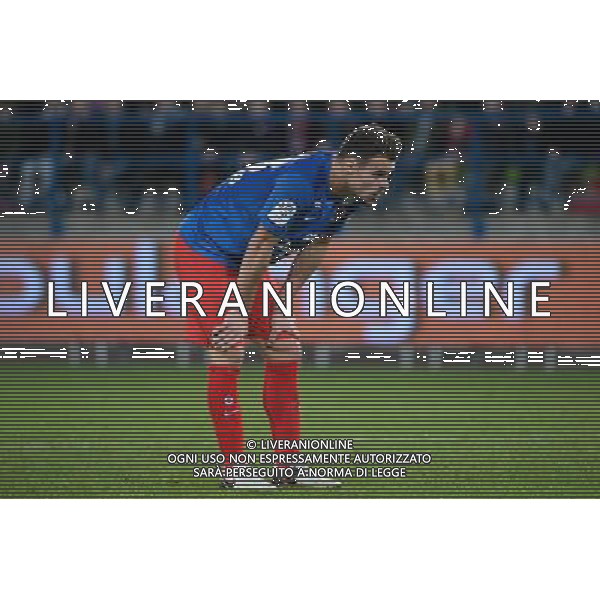 Damien DA SILVA - 19.12.2015 - Caen / PSG - 19eme journee Ligue 1 Photo : Nolwenn Le Gouic / Icon Sport / AGENZIA ALDO LIVERANI SAS - ITALY ONLY EDITORIAL USE ONLY