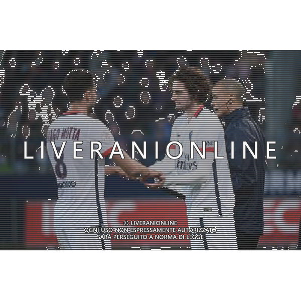 Adrien RABIOT / Thiago MOTTA - 19.12.2015 - Caen / PSG - 19eme journee Ligue 1 Photo : Nolwenn Le Gouic / Icon Sport / AGENZIA ALDO LIVERANI SAS - ITALY ONLY EDITORIAL USE ONLY