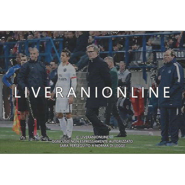 Jean Louis GASSET / MARQUINHOS / Laurent BLANC - 19.12.2015 - Caen / PSG - 19eme journee Ligue 1 Photo : Nolwenn Le Gouic / Icon Sport / AGENZIA ALDO LIVERANI SAS - ITALY ONLY EDITORIAL USE ONLY