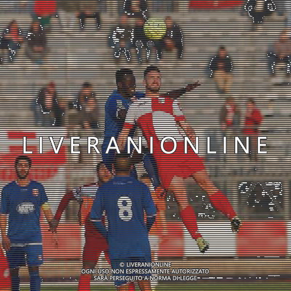 Campionato Lega Pro, Girone B, 16» giornata, RIMINI vs ANCONA del 19/12/2015, nella foto VLADUT NICOLAE MARIN, STACCA CON KONATE DRAMANE, ©CLAUDIO ZAMAGNI/AGENZIA ALDO LIVERANI S.A.S.