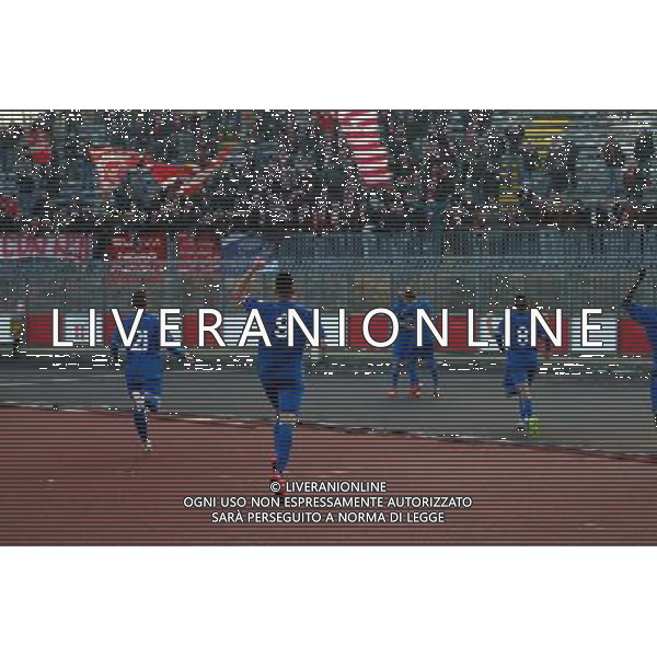 Campionato Lega Pro, Girone B, 16» giornata, RIMINI vs ANCONA del 19/12/2015, nella foto L\'ANCONA VA A ESULTARE SOTTO LA CURVA, ©CLAUDIO ZAMAGNI/AGENZIA ALDO LIVERANI S.A.S.