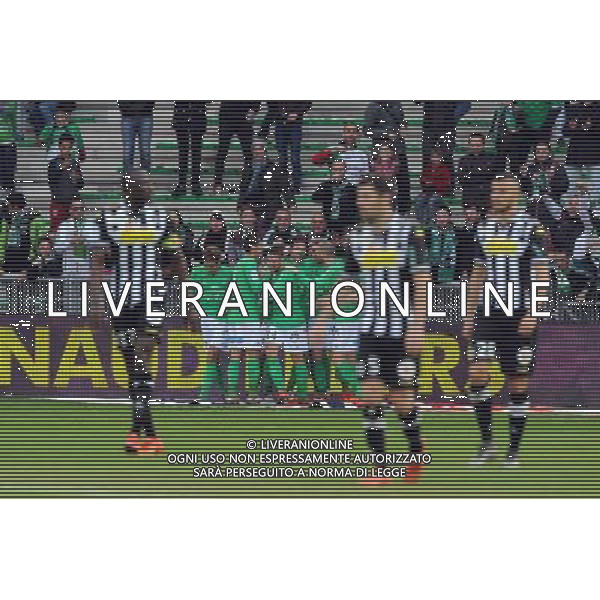 JOIE DE Benjamin CORGNET - 20.12.2015 - Saint Etienne / Angers - 19eme journee de Ligue 1 Photo : Jean Paul Thomas / Icon Sport AG ALDO LIVERANI SAS ONLY ITALY