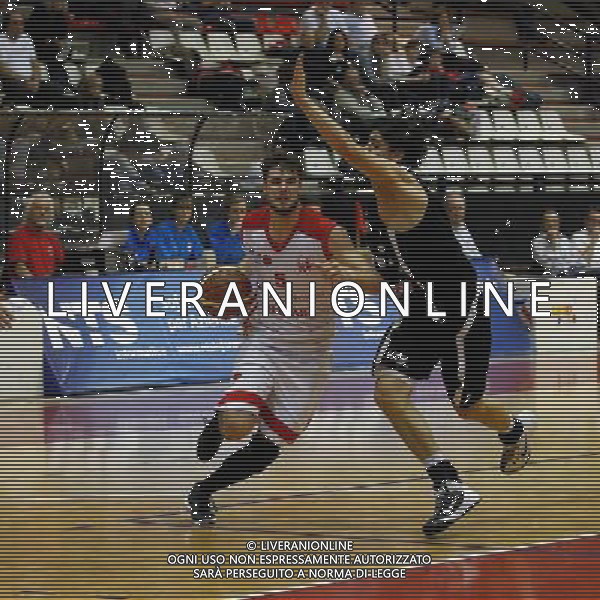 Basket serie B, Girone A, 13» giornata, NTS Basket Rimini Crabs, Blukart Etrusca San Miniato, 20/12/2015, nella foto: STEFANELLI, VA A CANESTRO, ©CLAUDIO ZAMAGNI/AGENZIA ALDO LIVERANI S.A.S.