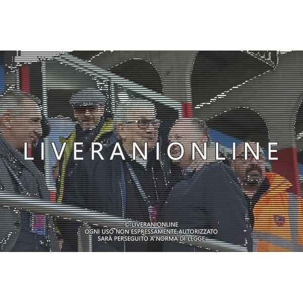 Fanfan Tagliaglioli / Jean Michel AULAS - 20.12.2015 - Gazelec Ajaccio / Lyon - 19eme journee de Ligue 1 Photo : JP Belzit / Icon Sport AG ALDO LIVERANI SAS ONLY ITALY
