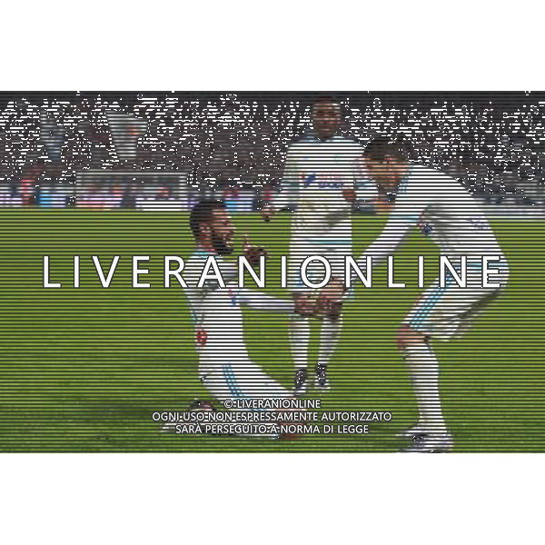 Alaixys ROMAO / Abdelaziz BARRADA - 20.12.2015 - Bordeaux / Marseille - 19eme journee de Ligue 1 Photo : Manu Blondeau / Icon Sport *** Local Caption *** AG ALDO LIVERANI SAS ONLY ITALY *** Local Caption *** AG ALDO LIVERANI SAS ONLY ITALY