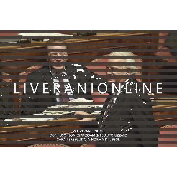 Palazzo Madama Discussione sulla Legge di Stabilita\' Roma - 22.12.2015 - nella foto: Denis Verdini / Ph. Corradetti - AG. Aldo Liverani