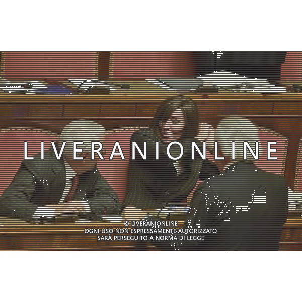 Palazzo Madama Discussione sulla Legge di Stabilita\' Roma - 22.12.2015 - nella foto: Anna Maria Bernini / Ph. Corradetti - AG. Aldo Liverani