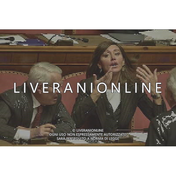Palazzo Madama Discussione sulla Legge di Stabilita\' Roma - 22.12.2015 - nella foto: Anna Maria Bernini / Ph. Corradetti - AG. Aldo Liverani