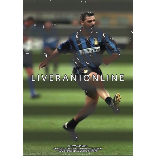 12-10-1999 STADIA MEAZZA ADDIO AL CALCIO DI GIUSEPPE BERGOMI NELLA FOTO ALESSANDRO ALTOBELLI AG ALDO LIVERANI SAS