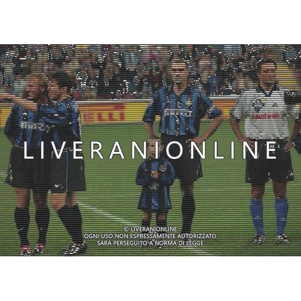 12-10-1999 STADIA MEAZZA ADDIO AL CALCIO DI GIUSEPPE BERGOMI NELLA FOTO GIUSEPPE BERGOMI AG ALDO LIVERANI SAS