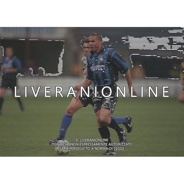 12-10-1999 STADIA MEAZZA ADDIO AL CALCIO DI GIUSEPPE BERGOMI NELLA FOTO RONALDO AG ALDO LIVERANI SAS