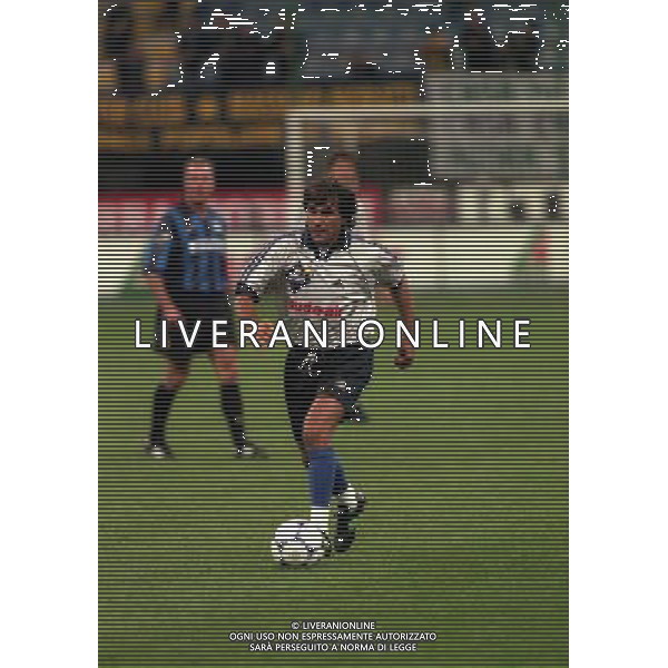 12-10-1999 STADIA MEAZZA ADDIO AL CALCIO DI GIUSEPPE BERGOMI NELLA FOTO BRUNO CONTI AG ALDO LIVERANI SAS