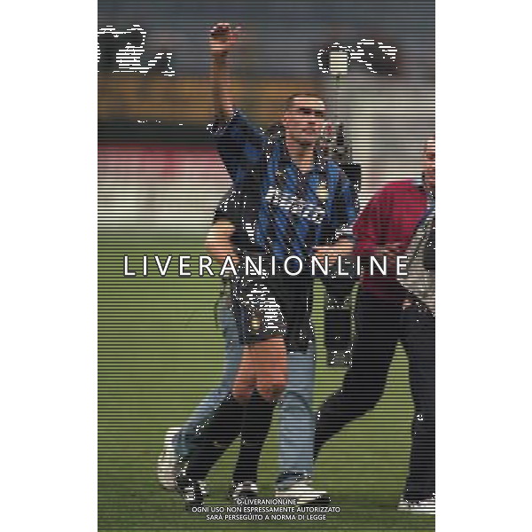 12-10-1999 STADIA MEAZZA ADDIO AL CALCIO DI GIUSEPPE BERGOMI NELLA FOTO GIUSEPPE BERGOMI AG ALDO LIVERANI SAS