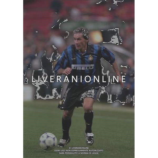 12-10-1999 STADIA MEAZZA ADDIO AL CALCIO DI GIUSEPPE BERGOMI NELLA FOTO GIUSEPPE BARESI AG ALDO LIVERANI SAS