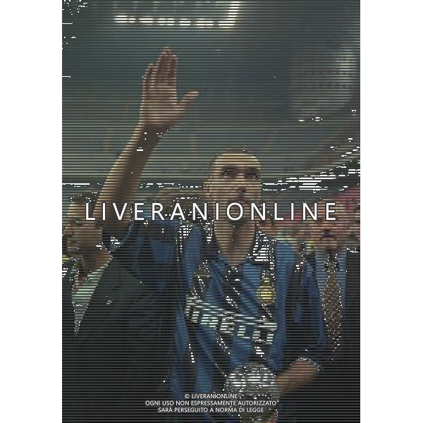 1999 ADDIO AL CALCIO DI GIUSEPPE BERGOMI NELLA FOTO GIUSEPPE BERGOMI AG ALDO LIVERANI SAS