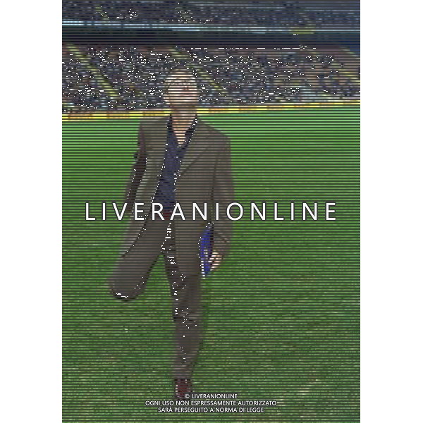 1999 ADDIO AL CALCIO DI GIUSEPPE BERGOMI NELLA FOTO PAOLO BONOLIS AG ALDO LIVERANI SAS