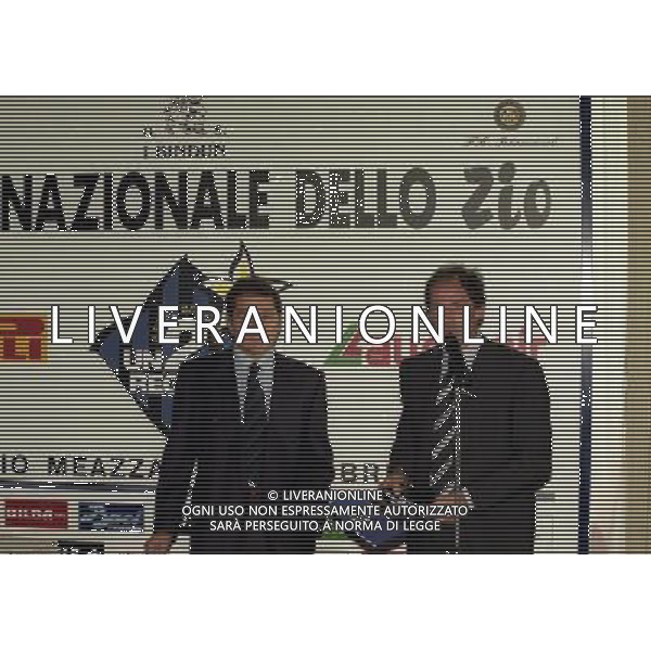1999 ADDIO AL CALCIO DI GIUSEPPE BERGOMI NELLA FOTO BRUNO LONGHI E FRANCO BARESI AG ALDO LIVERANI SAS