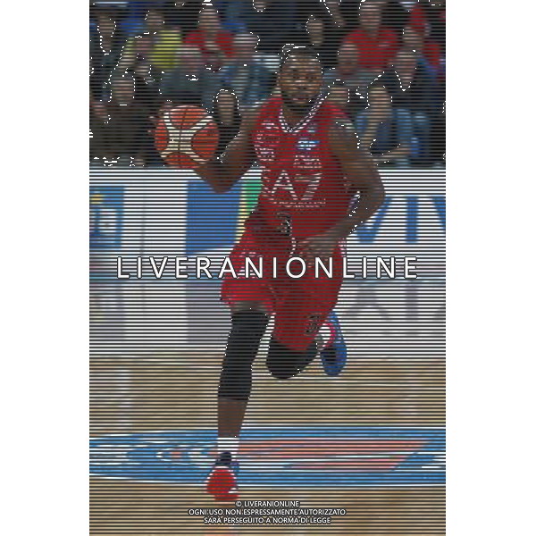 Lega Basket serie A, 13» giornata, Consultinvest Pesaro vs EA7 Emporio Armani Milano, 23/12/2015, nella foto: OLIVER LAFAYETTE, PALLEGGIA, ©CLAUDIO ZAMAGNI/AGENZIA ALDO LIVERANI S.A.S.