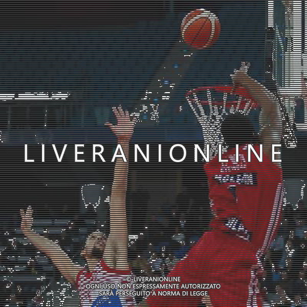 Lega Basket serie A, 13» giornata, Consultinvest Pesaro vs EA7 Emporio Armani Milano, 23/12/2015, nella foto: MACLEAN, AL FERRO, ©CLAUDIO ZAMAGNI/AGENZIA ALDO LIVERANI S.A.S.
