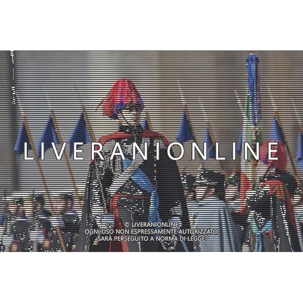 Benedizione \'Urbi et Orbi\' 25.12.2015 Citta\' del Vaticano - nella foto: Il Comandante della Banda dei Carabinieri /Ph. Corradetti - AG. Aldo Liverani