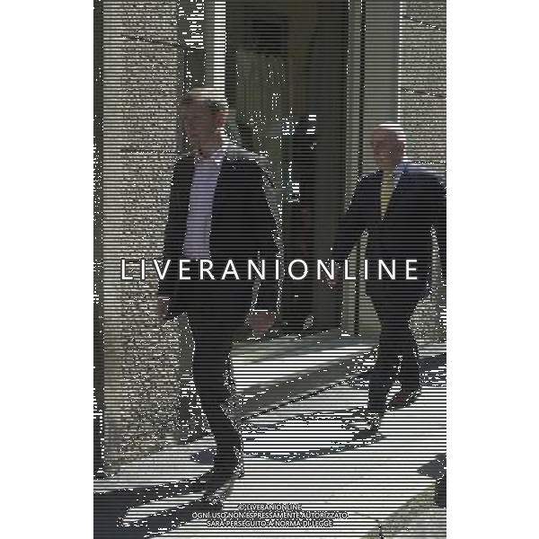 MILANO,27-05-04 DFP/FOTO GIORGIO RAVEZZANI NELLA FOTO ROMAN ABRAMOVIC CON ADRIANO GALLIANI AG ALDO LIVERANI SAS