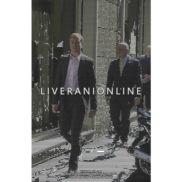 MILANO,27-05-04 DFP/FOTO GIORGIO RAVEZZANI NELLA FOTO ROMAN ABRAMOVIC CON ADRIANO GALLIANI AG ALDO LIVERANI SAS