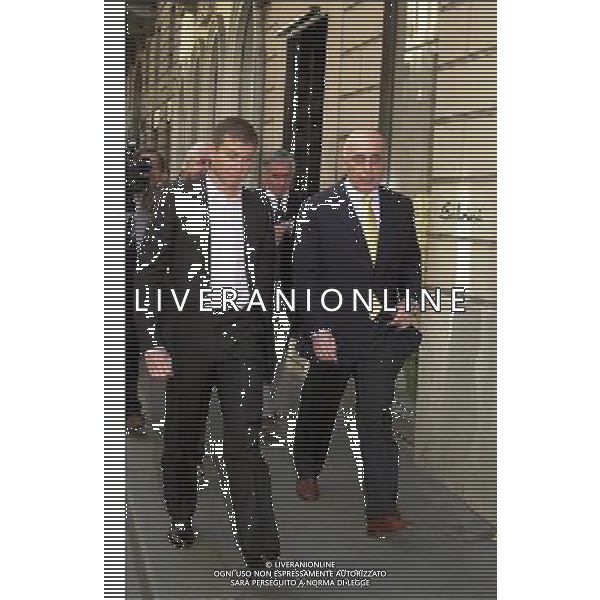 MILANO,27-05-04 DFP/FOTO GIORGIO RAVEZZANI NELLA FOTO ROMAN ABRAMOVIC CON ADRIANO GALLIANI AG ALDO LIVERANI SAS