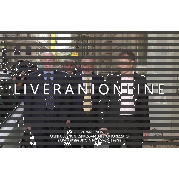 MILANO,27-05-04 DFP/FOTO GIORGIO RAVEZZANI NELLA FOTO ROMAN ABRAMOVIC CON ADRIANO GALLIANI AG ALDO LIVERANI SAS