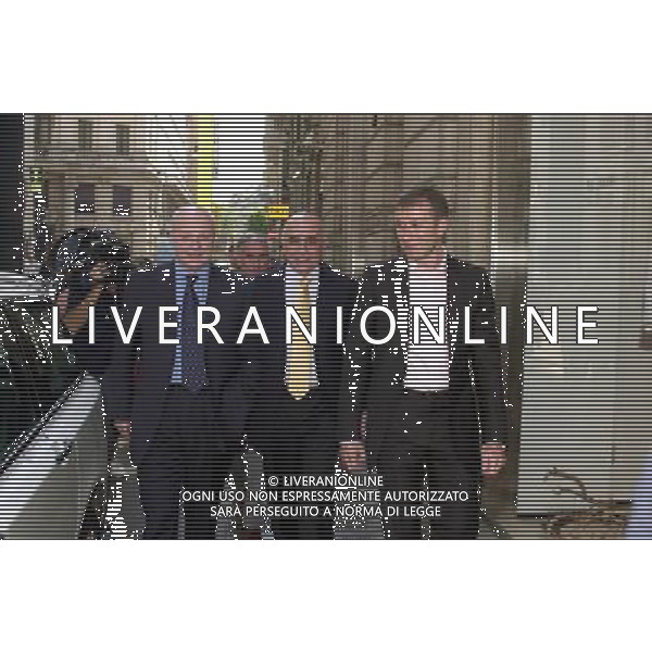 MILANO,27-05-04 DFP/FOTO GIORGIO RAVEZZANI NELLA FOTO ROMAN ABRAMOVIC CON ADRIANO GALLIANI AG ALDO LIVERANI SAS