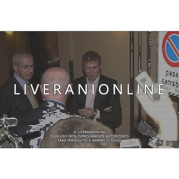 MILANO,27-05-04 DFP/FOTO GIORGIO RAVEZZANI NELLA FOTO ROMAN ABRAMOVIC CON ADRIANO GALLIANI AG ALDO LIVERANI SAS