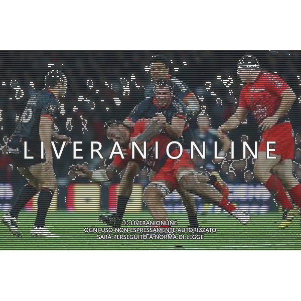 Jocelino Suta / Yoann Maestri - 27.12.2015 - Toulouse / Toulon - 11e journee Top 14 Photo : Manuel Blondeau / Icon Sport AG ALDO LIVERANI SAS ONLY ITALY