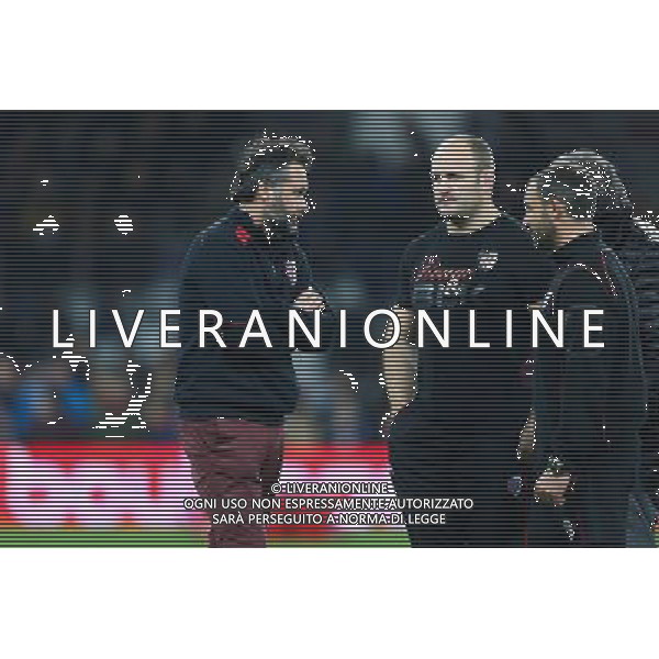 Ugo Mola / Rene Bouscatel / William Servat / Jean Baptiste Elissalde - 27.12.2015 - Toulouse / Toulon - 11e journee Top 14 Photo : Manuel Blondeau / Icon Sport AG ALDO LIVERANI SAS ONLY ITALY