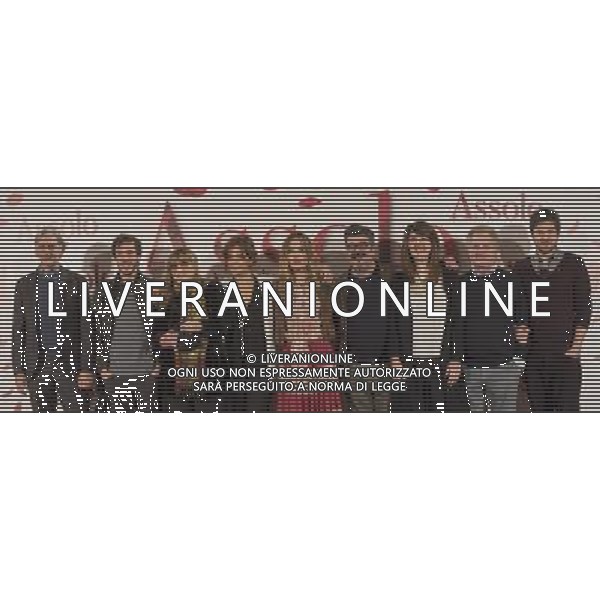 Photocall del film \'Assolo\' Roma - 28.12.2015 Hotel St Regis - nella foto: Il cast con la regista Laura Morante / Ph. Corradetti - AG. Aldo Liverani