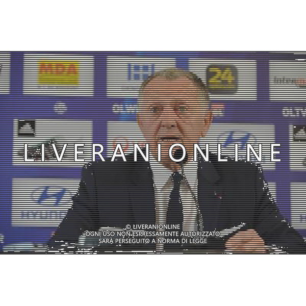 Jean Michel AULAS - 28.12.2015 - Conference de presse de Lyon - Nouvel entraineur Photo : Jean Paul Thomas / Icon Sport AG ALDO LIVERANI SAS