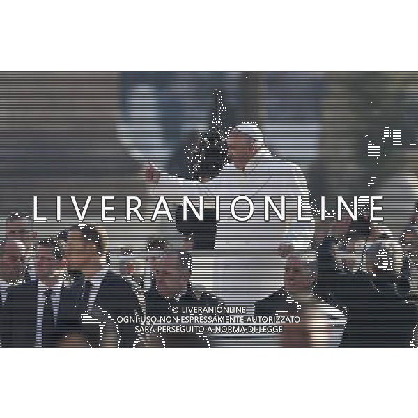 Udienza generale del Mercoledi\' 30.12. 2015 - Cittˆ del Vaticano - Piazza San Pietro - nella foto: Papa Francesco /Ph. Corradetti - ag. Aldo Liverani