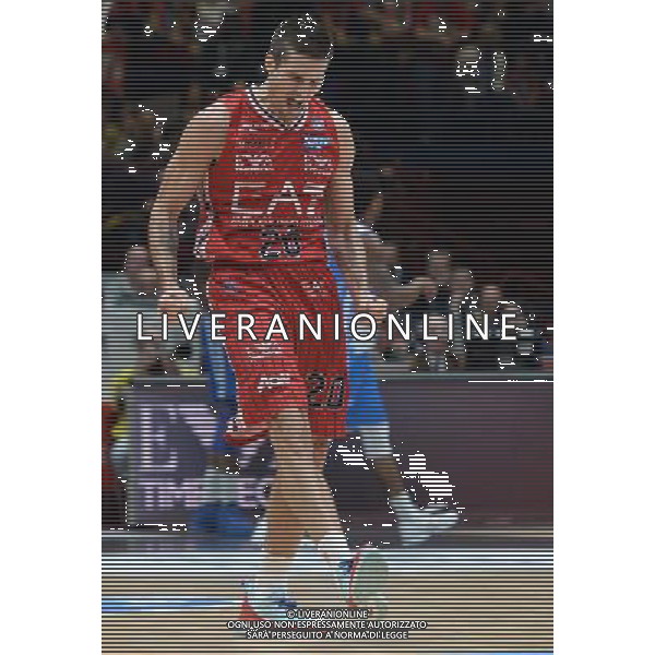 Beko Lega Basket Serie A 2015/2016 Giornata 15 Milano - 02.01.2016 EA7 Emporio Armani Milano-Banco di Sardegna Sassari Nella Foto:cinciarini esulta /Ph.Vitez-Ag. Aldo Liverani