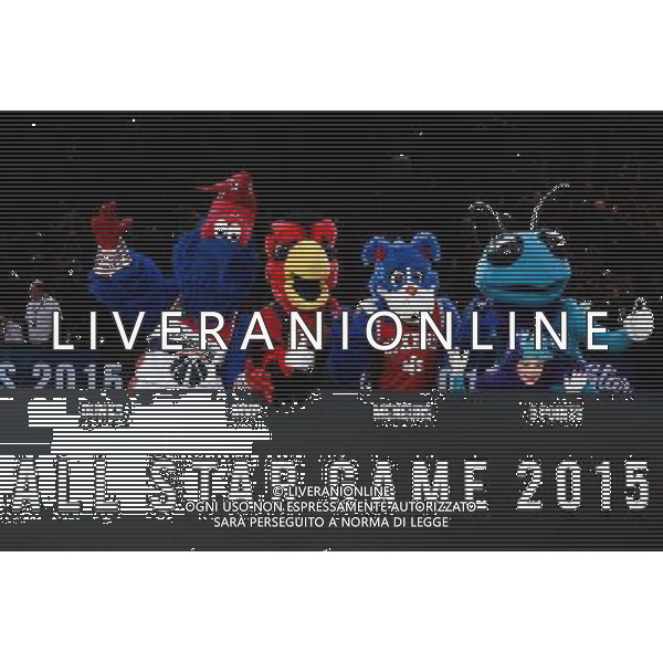 illustration mascottes - 30.12.2015 - All Star Game Photo : Nolwenn Le Gouic / Icon Sport /AGENZIA ALDO LIVERANI SAS - ITALY ONLY - EDITORIAL USE ONLY -