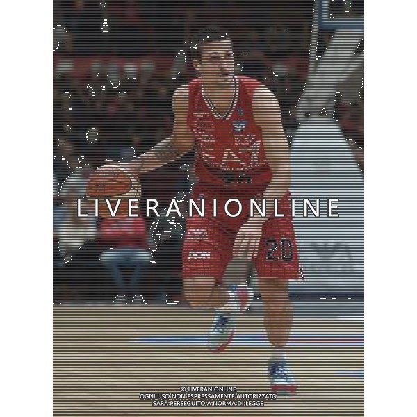 Beko Lega Basket Serie A 2015/2016 Giornata 15 Milano - 02.01.2016 EA7 Emporio Armani Milano-Banco di Sardegna Sassari Nella Foto:Cinciarini Andrea /Ph.Vitez-Ag. Aldo Liverani