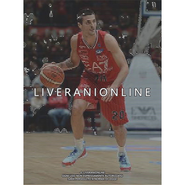 Beko Lega Basket Serie A 2015/2016 Giornata 15 Milano - 02.01.2016 EA7 Emporio Armani Milano-Banco di Sardegna Sassari Nella Foto:Cinciarini Andrea /Ph.Vitez-Ag. Aldo Liverani